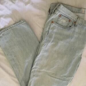 Gap 1969 distressed boyfriend jeans, size 33